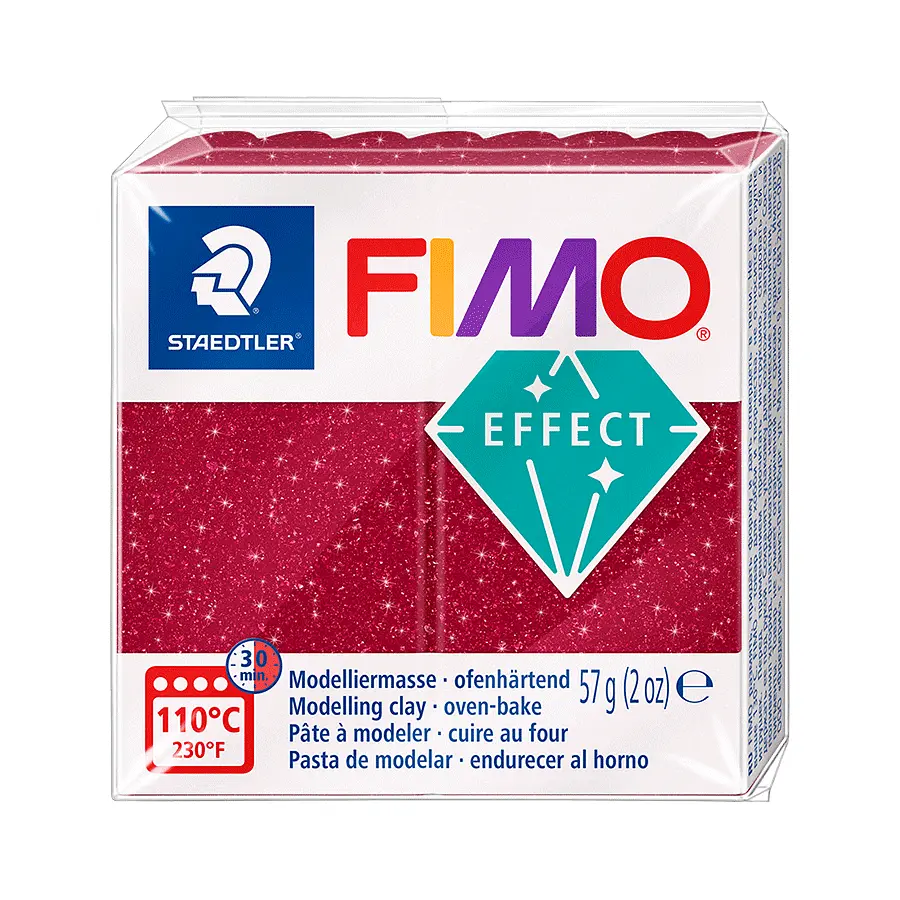 Пластика Effect Червона галактика 57 г Fimo (4007817096390)