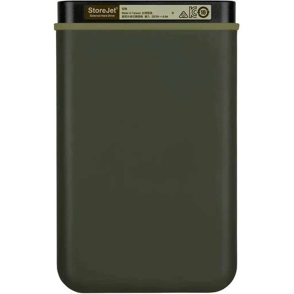 Зовнішній жорсткий диск Transcend StoreJet 25M3 1TB [TS1TSJ25M3G] Military Green [42306] - фото 4