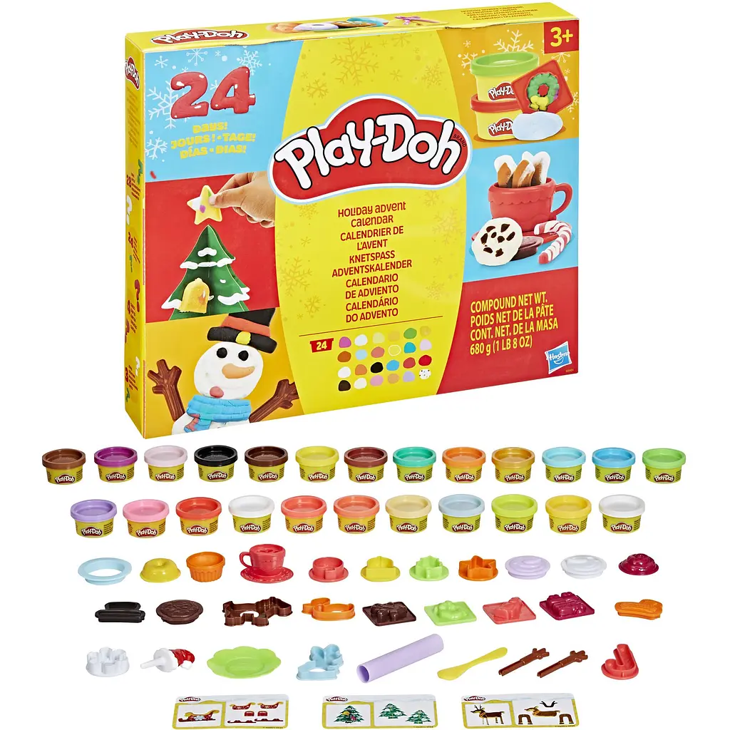 Набор для творчества с массой для лепки Play-Doh Адвент календарь (G0501) - фото 4