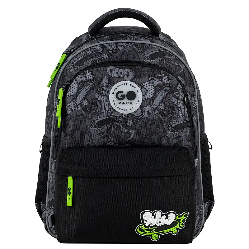 Рюкзак GoPack Education 182M Wow Skate Темно-сірий (GO26-182M-7) - фото 3