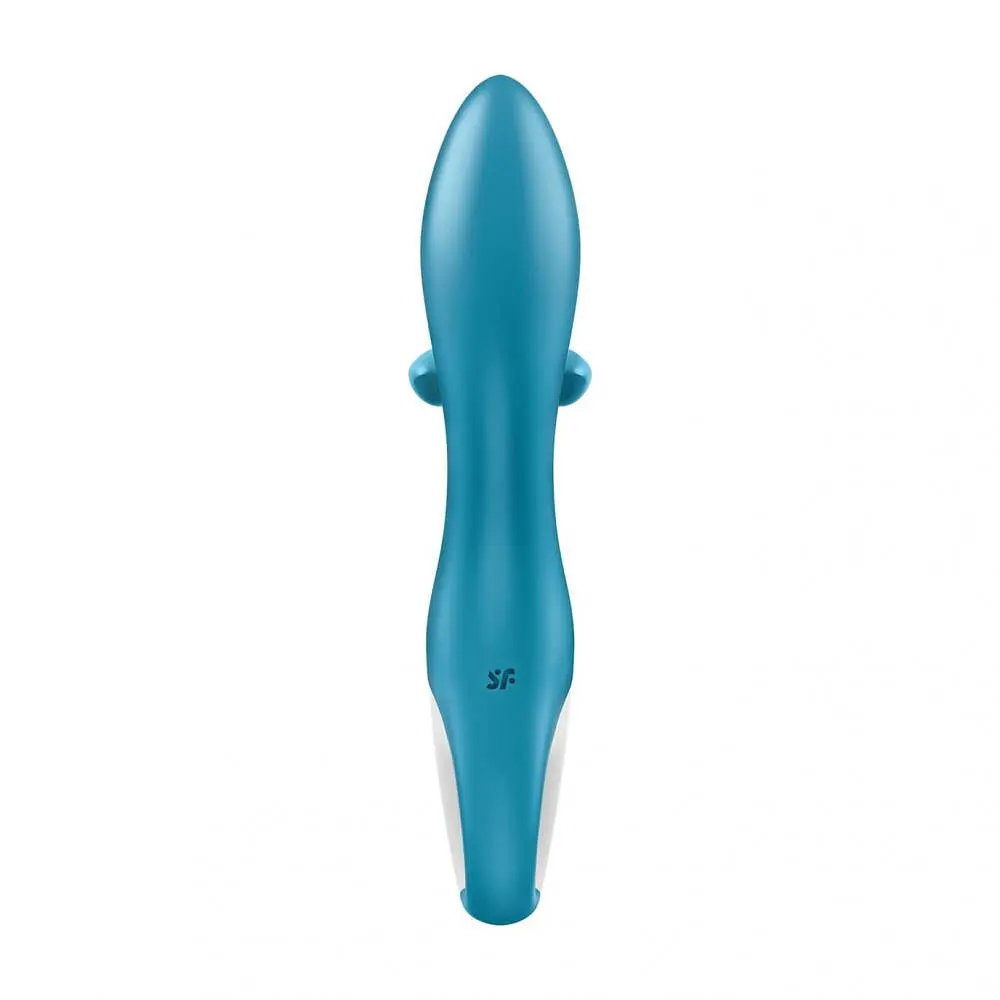 Вибратор-кролик Satisfyer Embrace Me 20.5 см бирюзовый - фото 4