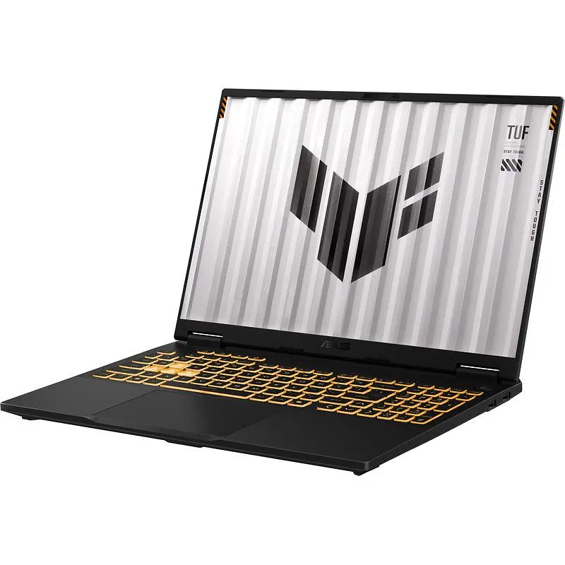 Ігровий ноутбук ASUS TUF F16 FX608JP (FX608JP-RV030), процесор Intel Core i5-13450HX (до 4,6 ГГц), 16-дюймовий WUXGA-дисплей, 32 ГБ, SSD на 1 ТБ, відеокарта NVIDIA GeFor Jaeger Gray - фото 4