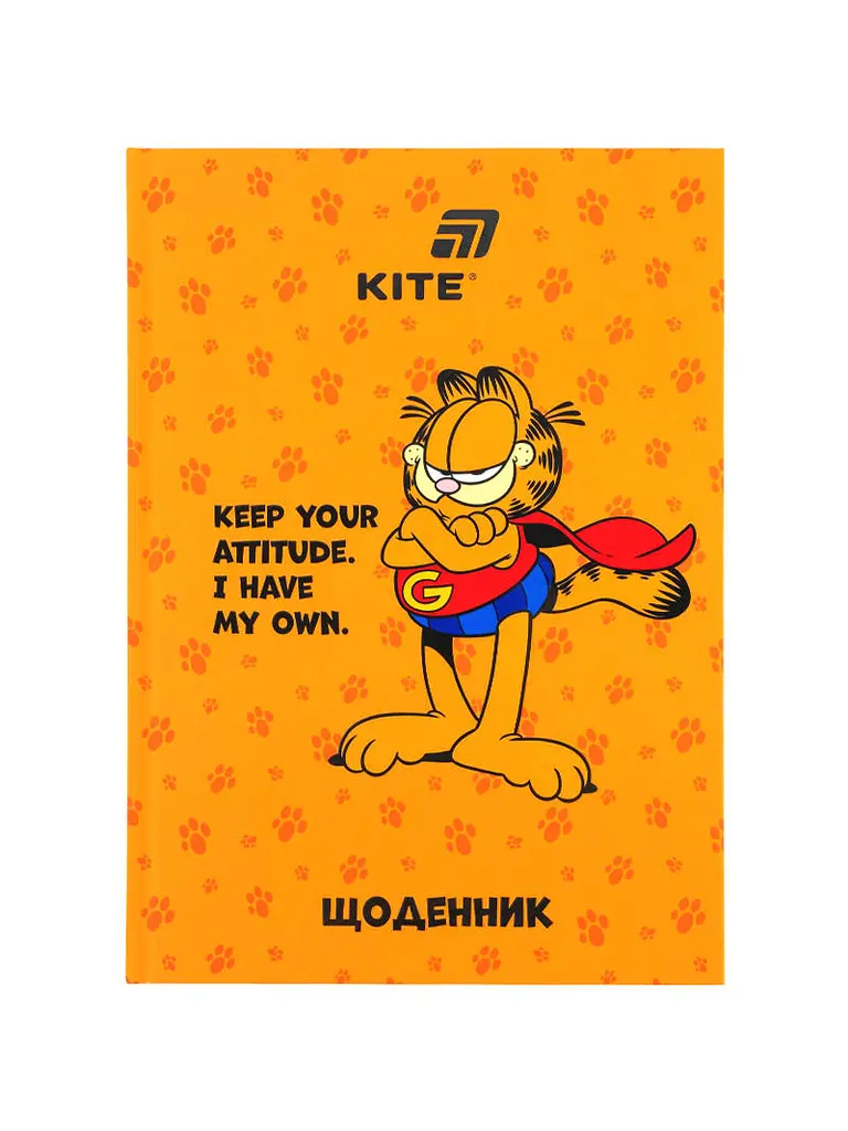 Щоденник шкільний KITE тверда обкладинка Garfield (GF26-262)