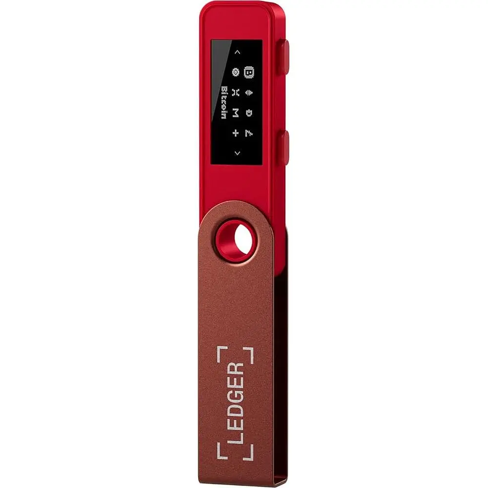 Апаратний гаманець для криптовалют Ledger Nano S Plus Ruby Red (LNSPRR) - фото 2