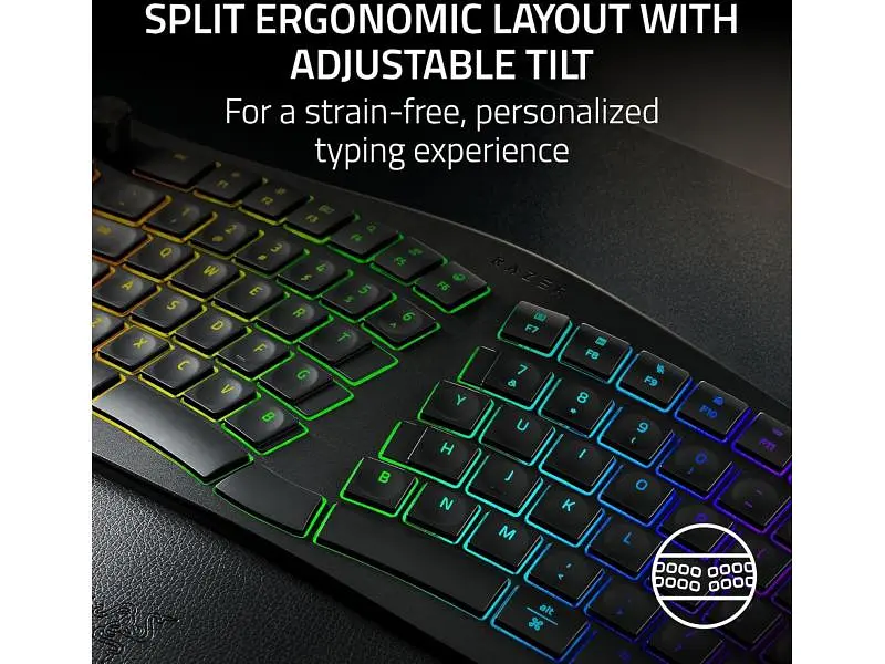 Клавіатура Razer Pro Type Ergo USB/WL/BT ENG (RZ03-05440100-R3M1) - фото 10