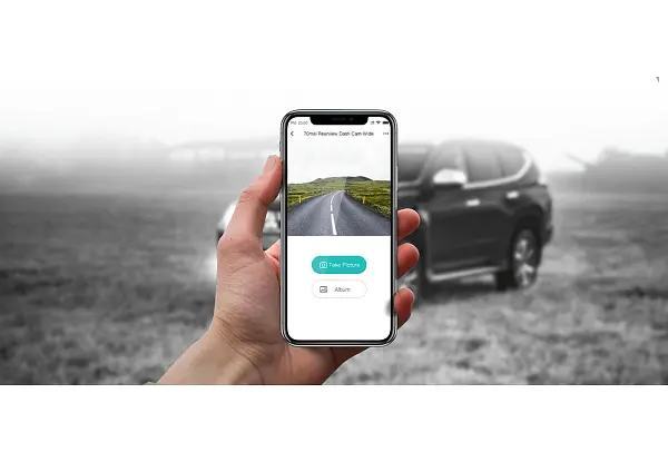 Автомобільний Відеореєстратор 70mai Rearview Dash Cam Wide Xiaomidrive D07 - фото 4