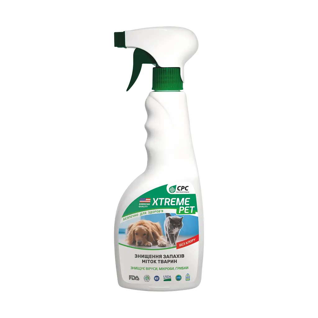 XTREME PET, 500 мл, засіб для знищення запахів і міток тварин