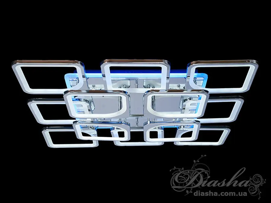 Люстри світлодіодні Diasha 8060/8+4HR LED 3color dimmer - фото 2