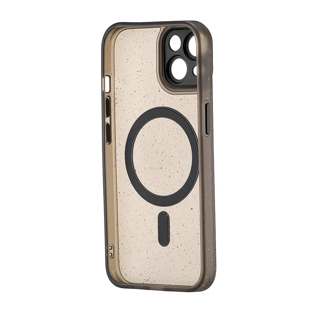 Чохол Splatter with MagSafe Protected Camera iPhone 14 Black - фото 3