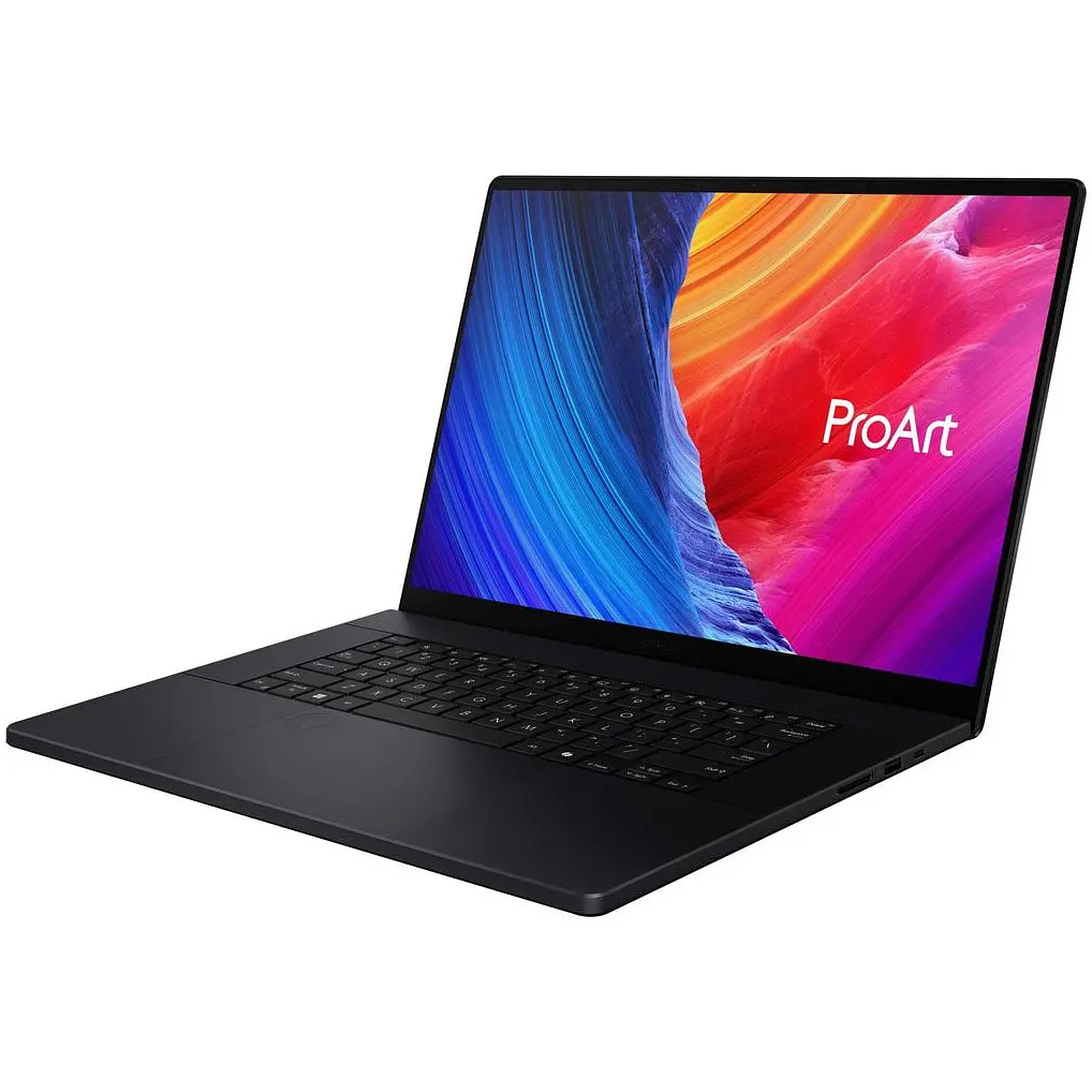 Laptopn ASUS ProArt P16 H7606WP з процесором AMD Ryzen™ AI 9 HX 370 5.1GHz, 16'', 4K, OLED, сенсорний, 64GB LPDDR5X RAM, 1TB SSD, NVIDIA® GeForce RTX™ 50 чорний, 3Y PUR - фото 6