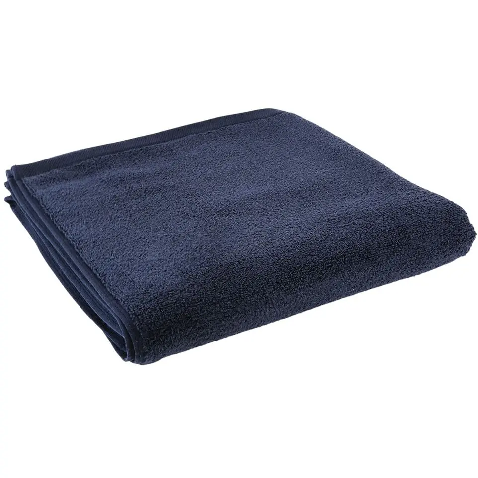 Рушник МВМ My Home Ніжність 70x140 см темно-синій  (BT-11 L DARK BLUE) - фото 5