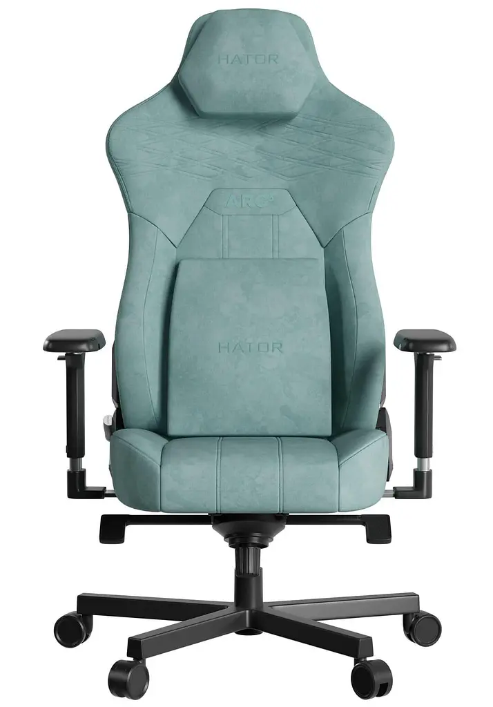 Ігрове крісло HATOR Arc 3 XL Velour Turquoise (HTC3443XL) - фото 2