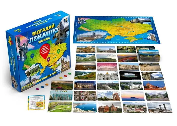 Настільна гра Rozum Відгадай локацію: Україна (укр.) (R098UA) - фото 5