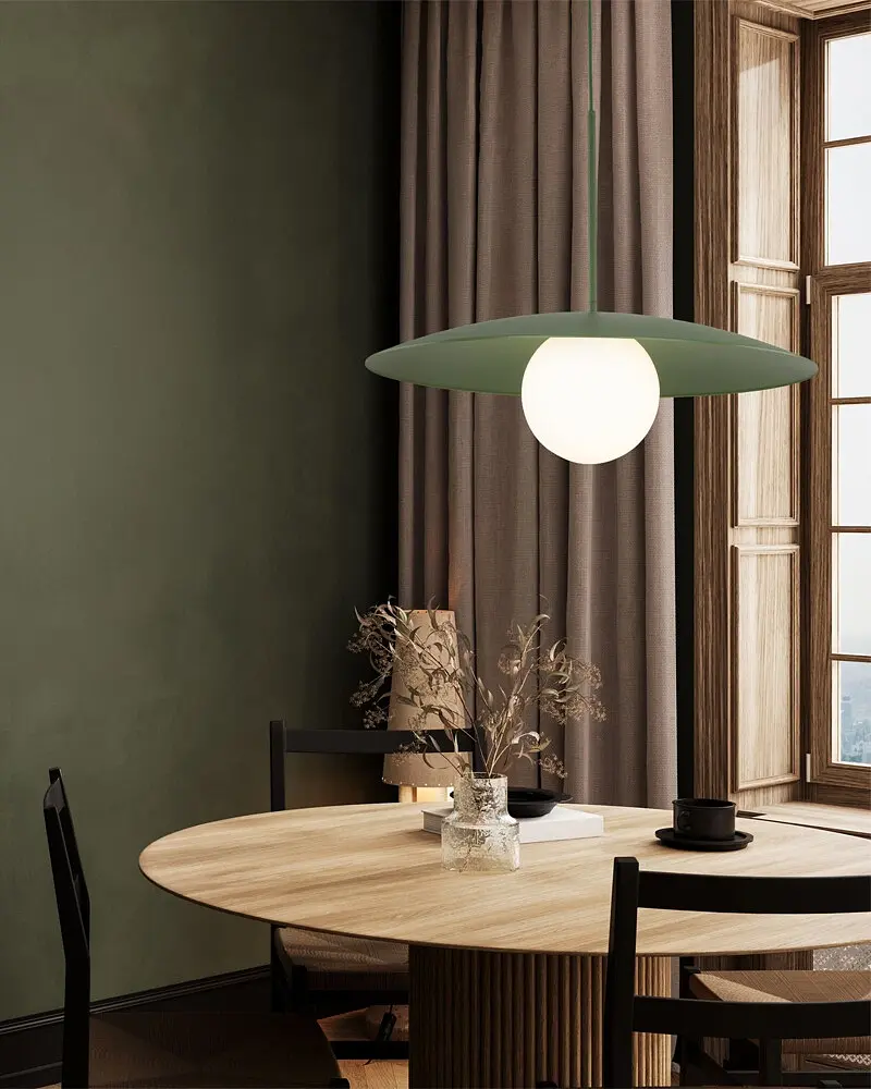 Подвесной светильник, люстра TK Lighting 10909 Slate E27 1x15W IP20 зеленый - фото 2
