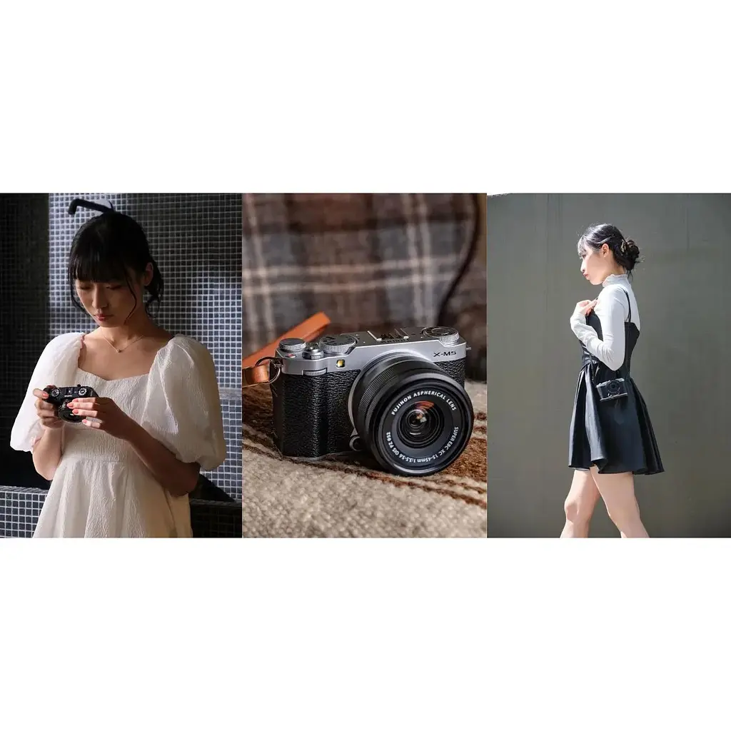 Бездзеркальний фотоапарат Fujifilm X-M5 Kit XC 15-45mm f3.5/5.6 OIS PZ Black (16900733) [136294] - фото 18