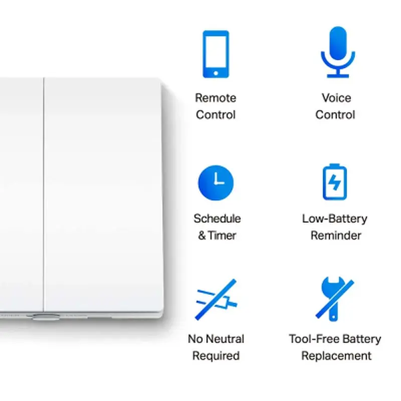Розумний вимикач TP-Link Tapo S220 868 MHz 250V 4A (TAPO-S220) - фото 4