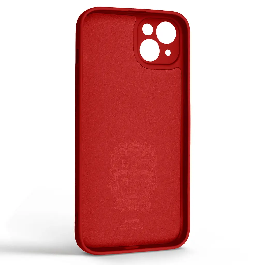 Силиконовый чехол для Apple iPhone 14 Plus, Icon Ring, красный, панель-накладка, с кольцом-подставкой на 360°, противоударный, возможность использования магнитных держателей, ArmorStandart (ARM68697) - фото 2