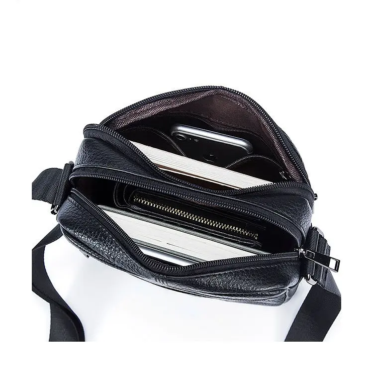 Сумка кожаная мужская Vintage 17,5х21х5 см sum0012305 - фото 9