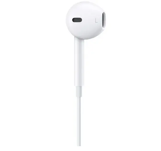 Наушники проводные Apple EarPods A1748 Lightning (MMTN2FE/A, 4R63650ZX) White - фото 2