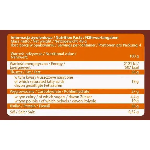 Вафельные трубочки Allnutrition Nutlove Milk Choco Peanut 4 шт. 48 г - фото 2