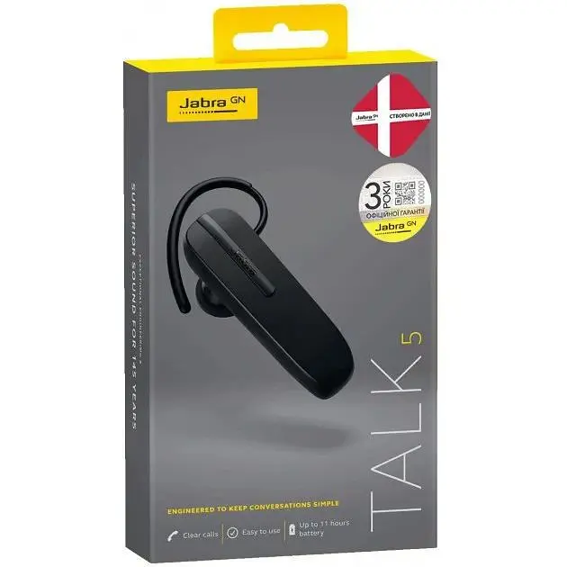 Гарнітура Bluetooth Jabra Talk 5 - фото 2