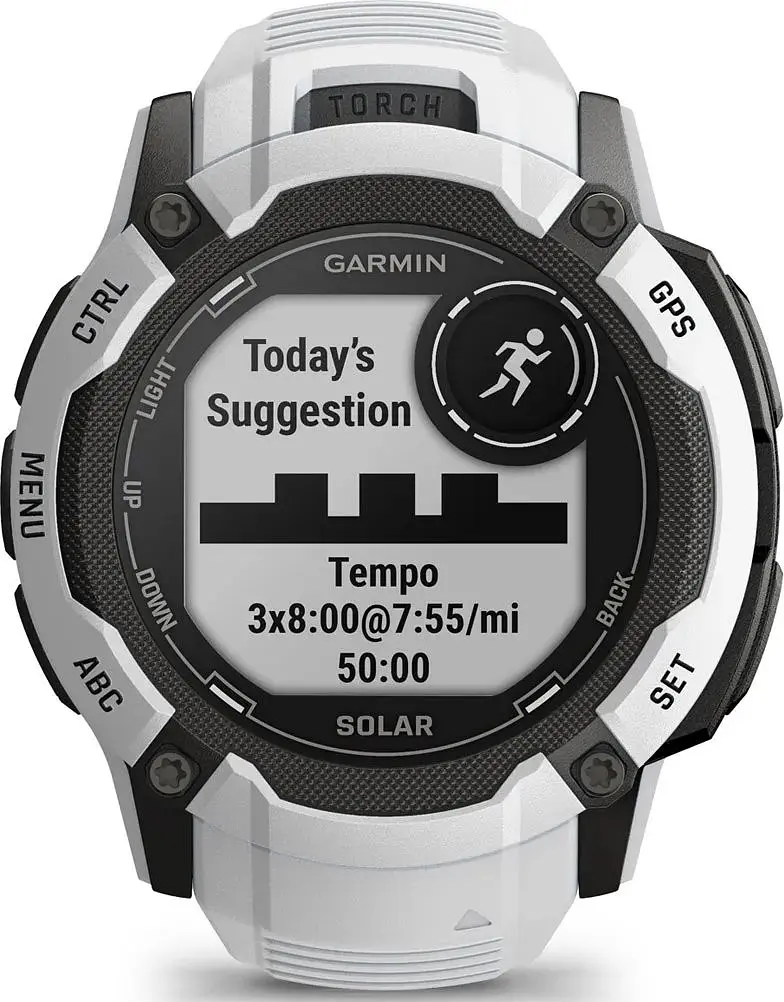 Смарт-годинник Garmin Instinct 2X Solar Whitestone (010-02805-14/04/44) - фото 5