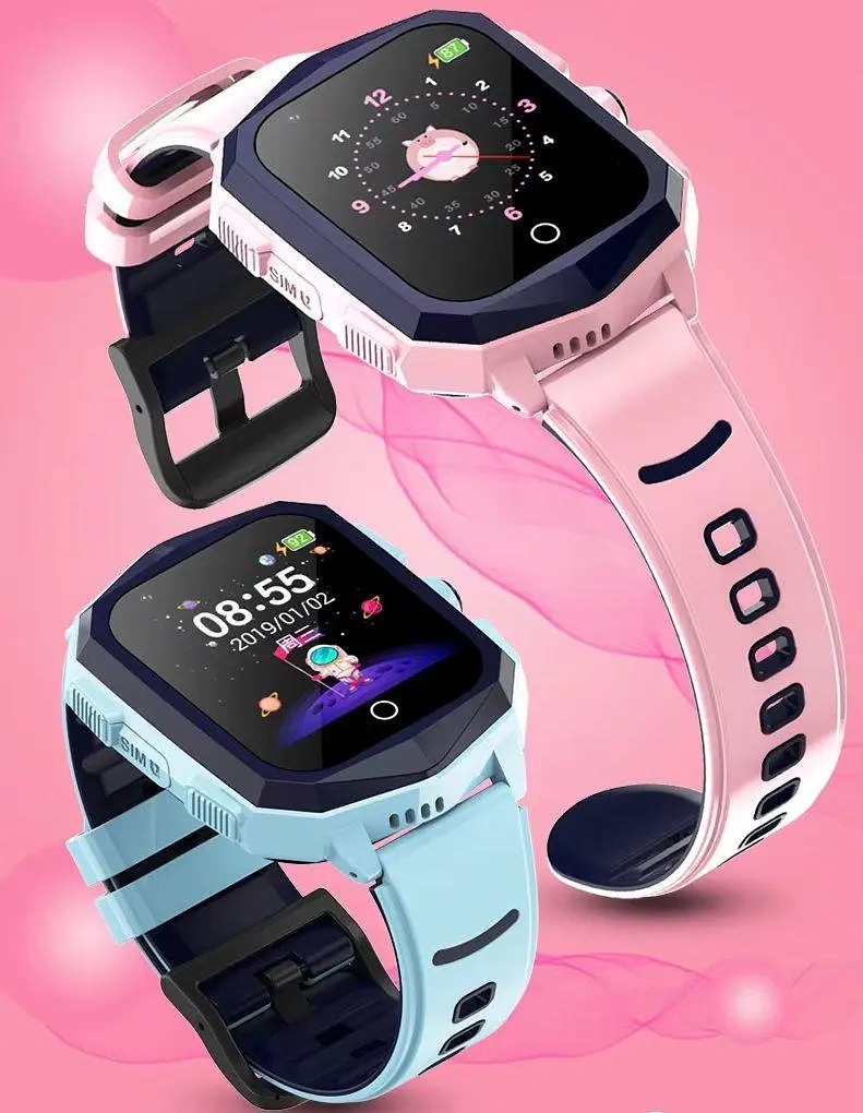 Смарт годинник для дітей F60 з GPS, відеодзвінками, 4G SIM-картою та кнопкою SOS Чорний - фото 3