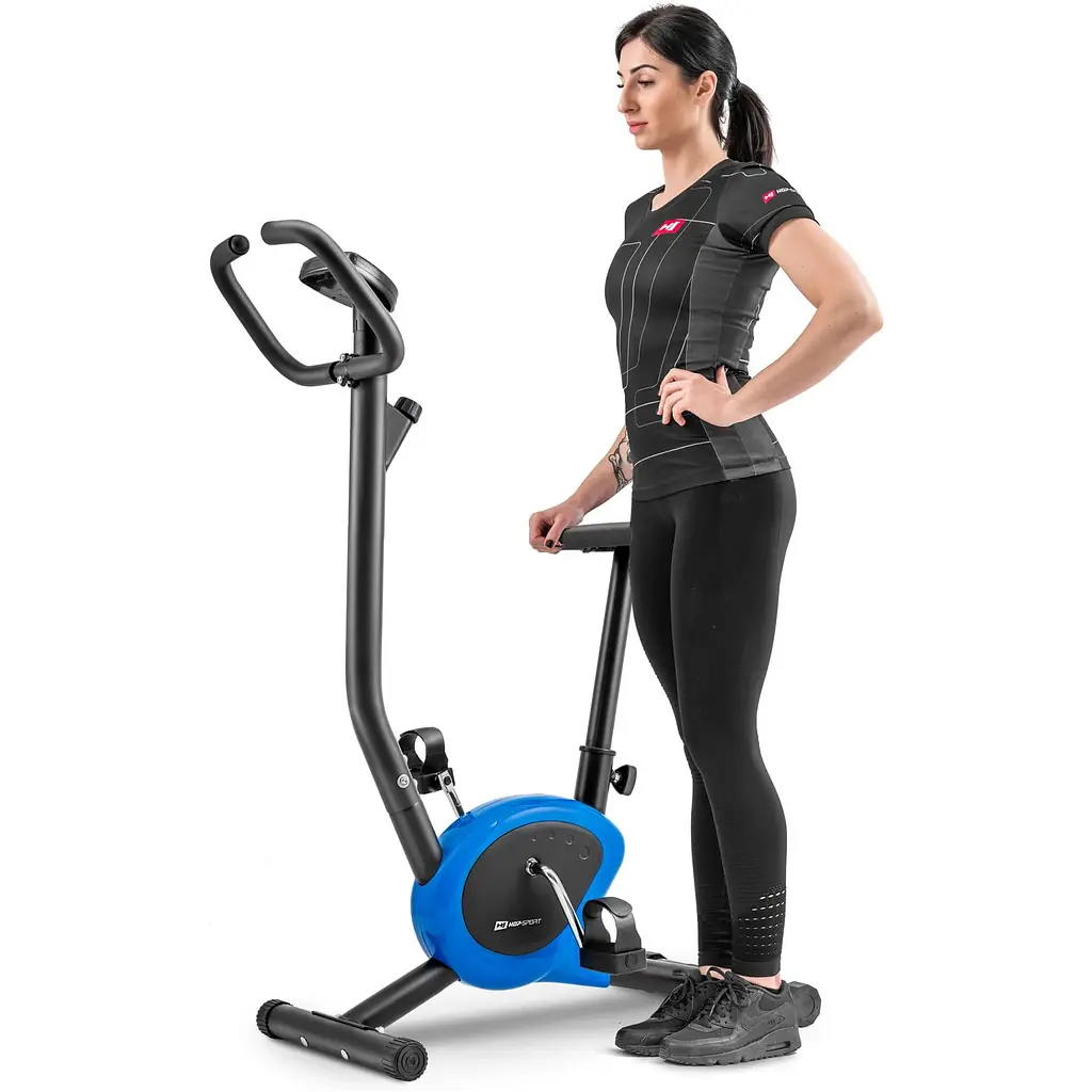 Велотренажер Hop-Sport HS-010H Rio синий - фото 4