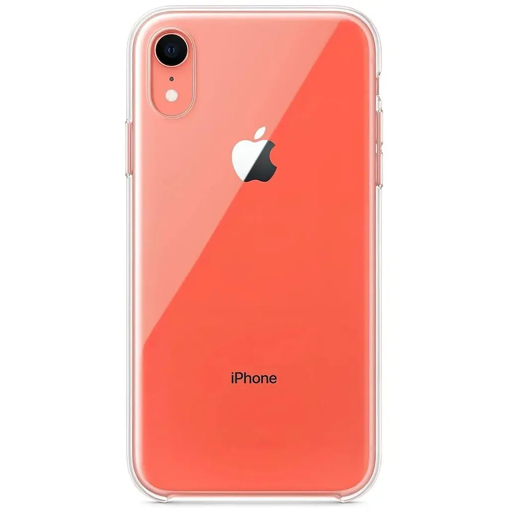 Оригинальный противоударный чехол Apple Clear Case Hardshell для iPhone XR (6.1") прозрачный (MRW62ZM/A) - фото 8