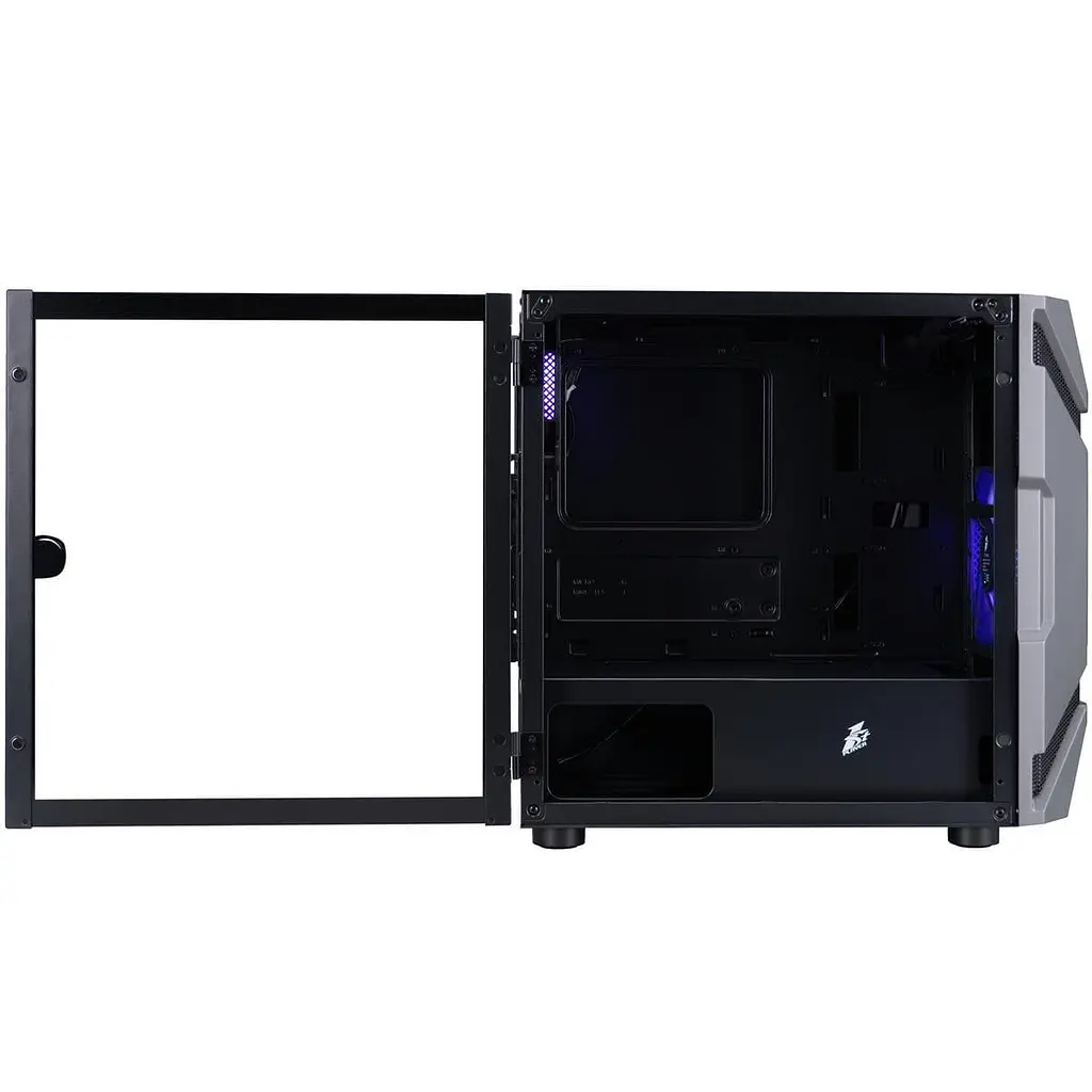 Корпус 1stPlayer D3-A-BK-1F7-14-1F7 черный без блока питания - фото 12