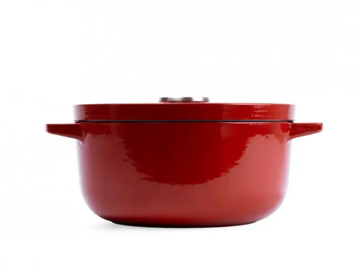 Каструля з кришкою KitchenAid СС006057-001 22 см 3.3 л червона - фото 4