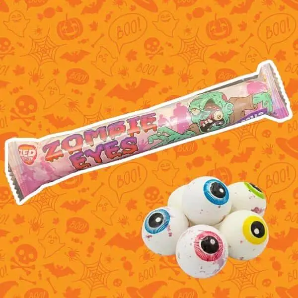 Жевательные резинки Zed Candy Zombie Eyes со вкусом клубники 6 шт 42г - фото 5