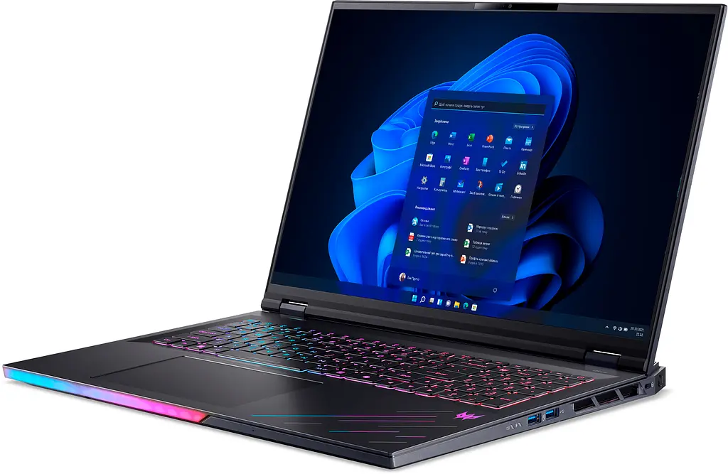 Ноутбук Acer Predator Helios 18 PH18-73 (NH.QVYEX.004), Intel Core Ultra 9275HX (до 5,4 ГГц), 18-дюймовый WQXGA-дисплей, 64 ГБ, SSD на 2 ТБ, NVIDIA GeForce RTX - фото 4