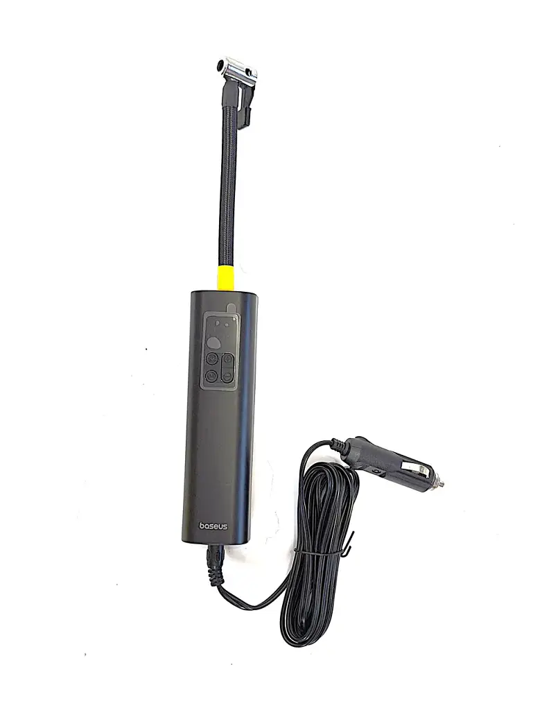 Портативний автомобільний компресор Baseus Super Mini InflatorPump BS-CG003 12V 120W 30 л/хв 10.3 bar цифровий манометр LED ліхтар - фото 6