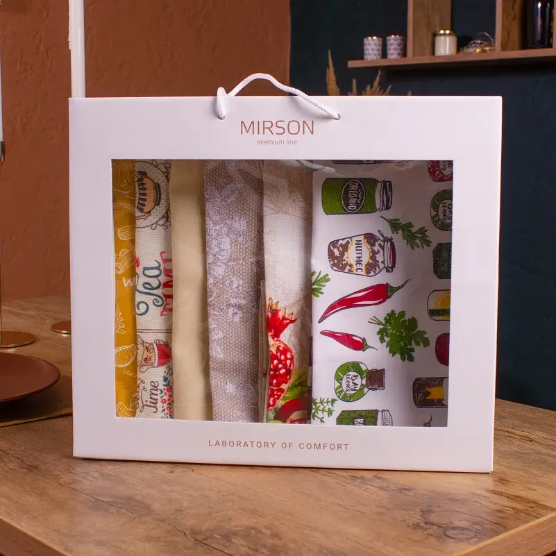 Набор полотенец MirSon №650 Creamy tenderness of the day 60х45 см 6 шт. (2200006741107) - фото 5