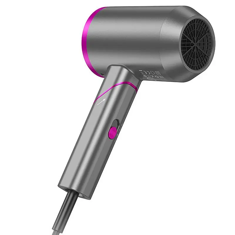 Фен для волосся Hoco HP13 Plus Hot and cold air (1600W) Rose Red - фото 2
