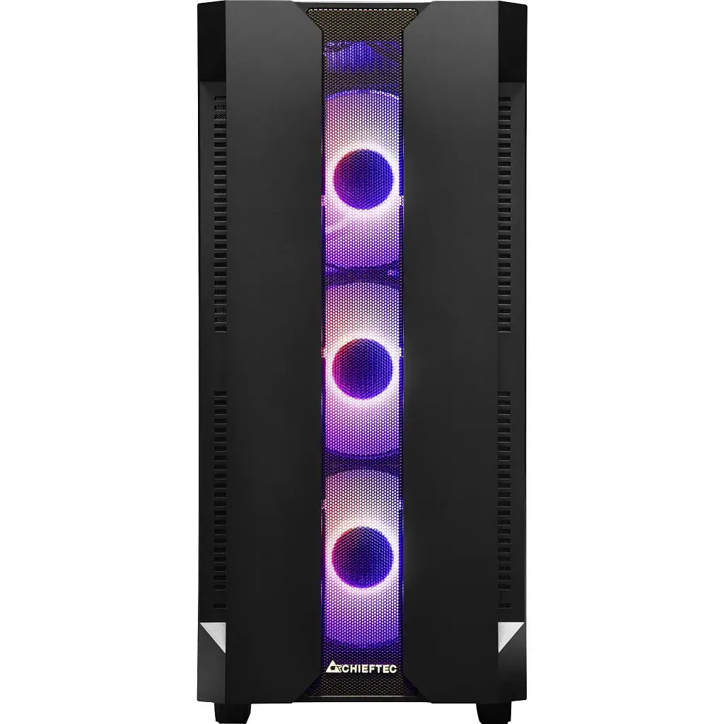 Корпус для ПК Chieftec Gaming Hunter Tempered Glass Edition (GS-01B-OP) - фото 3