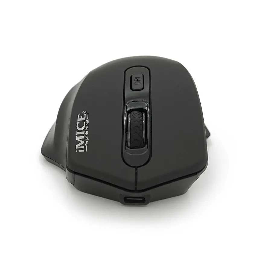 Игровая мышь беспроводная iMICE G1800 Rechargeable, 4 кнопок, аккумулятор, 1600dpi, 2.4Ghz, Black - фото 9
