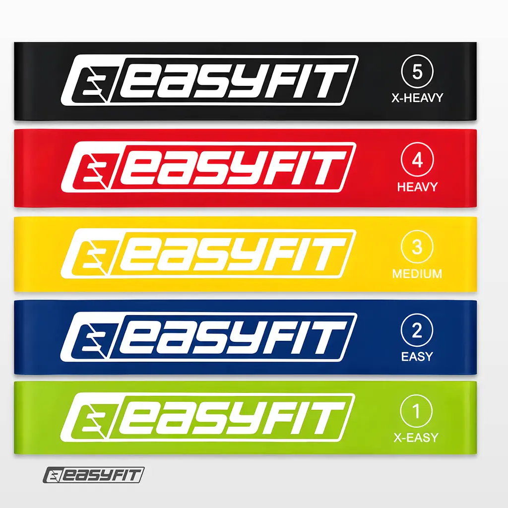 Гумові кільця для фітнесу EasyFit набір 5 шт - фото 6