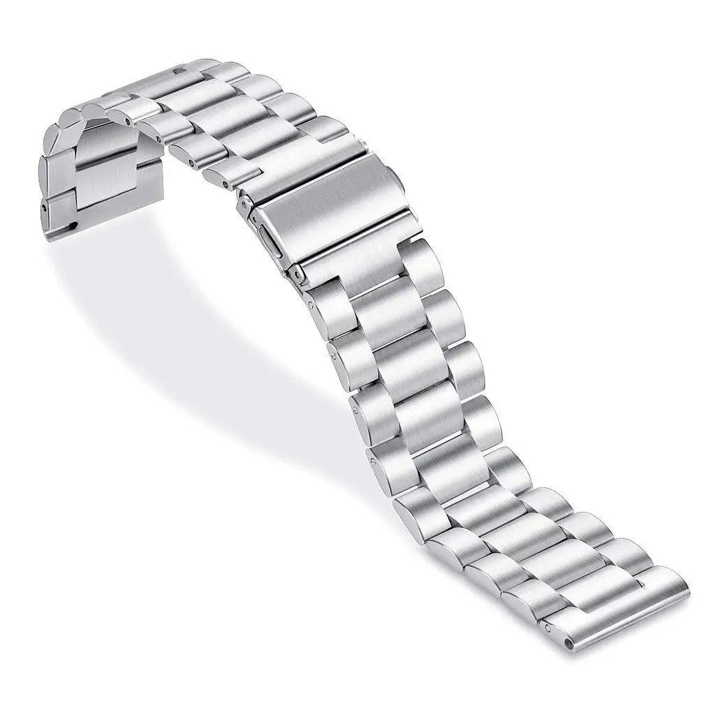 Ремінець сталевий BeWatch 20 мм для Samsung Galaxy Active/Active 2 40 мм Срібло (1110405) - фото 3