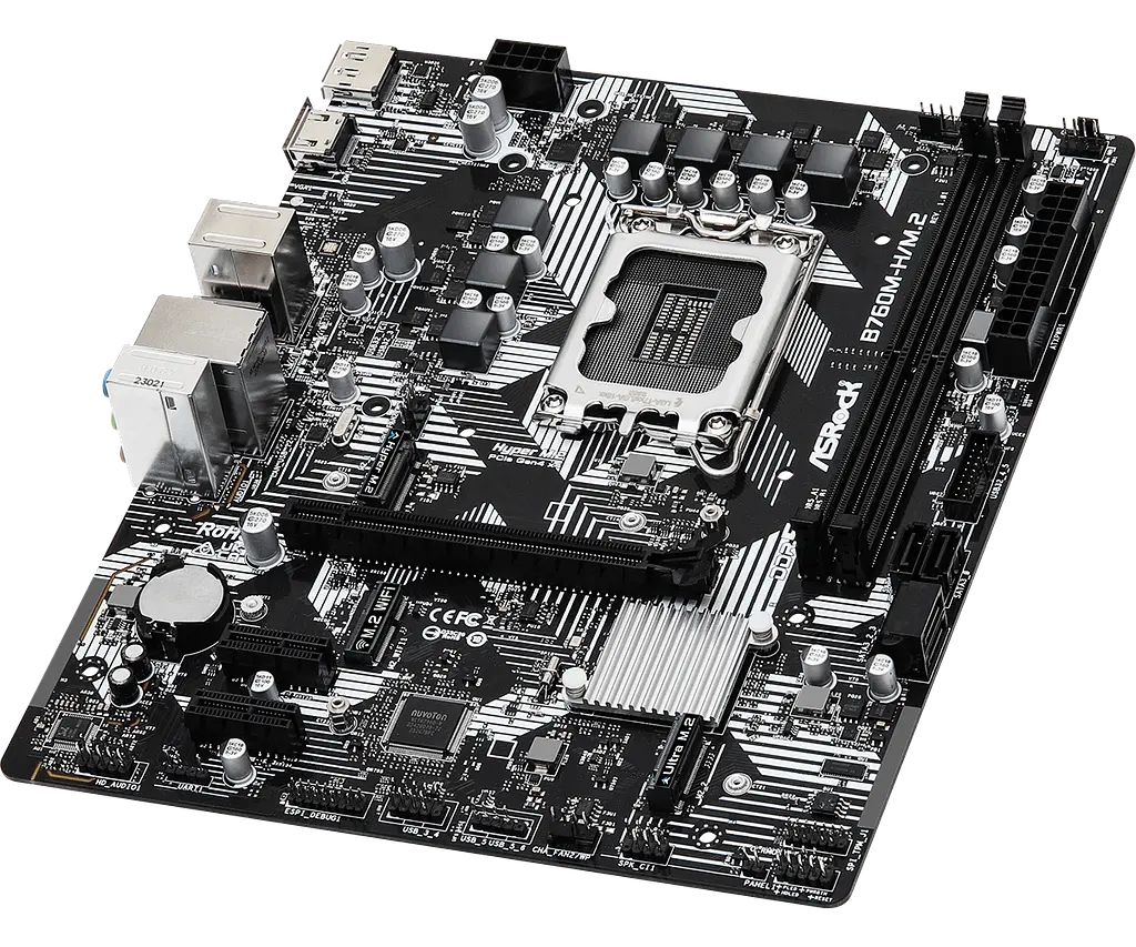 Mатеринська плата ASRock B760M-H/M.2 LGA 1700 (B760M-H2/M.2) - фото 3