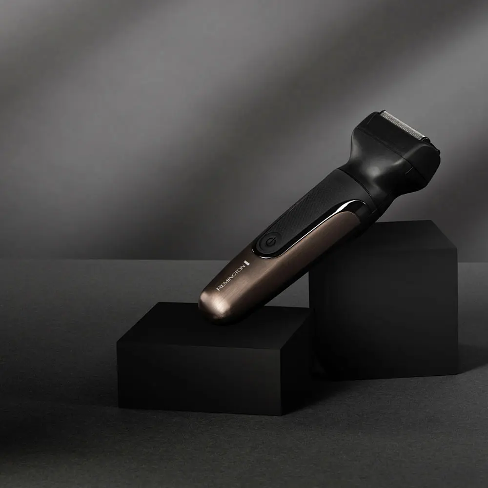 Тример Remington One, для бороди, вусів, голови та тіла, носа та вух, акум., насадок-18, сталь, чорний - фото 6