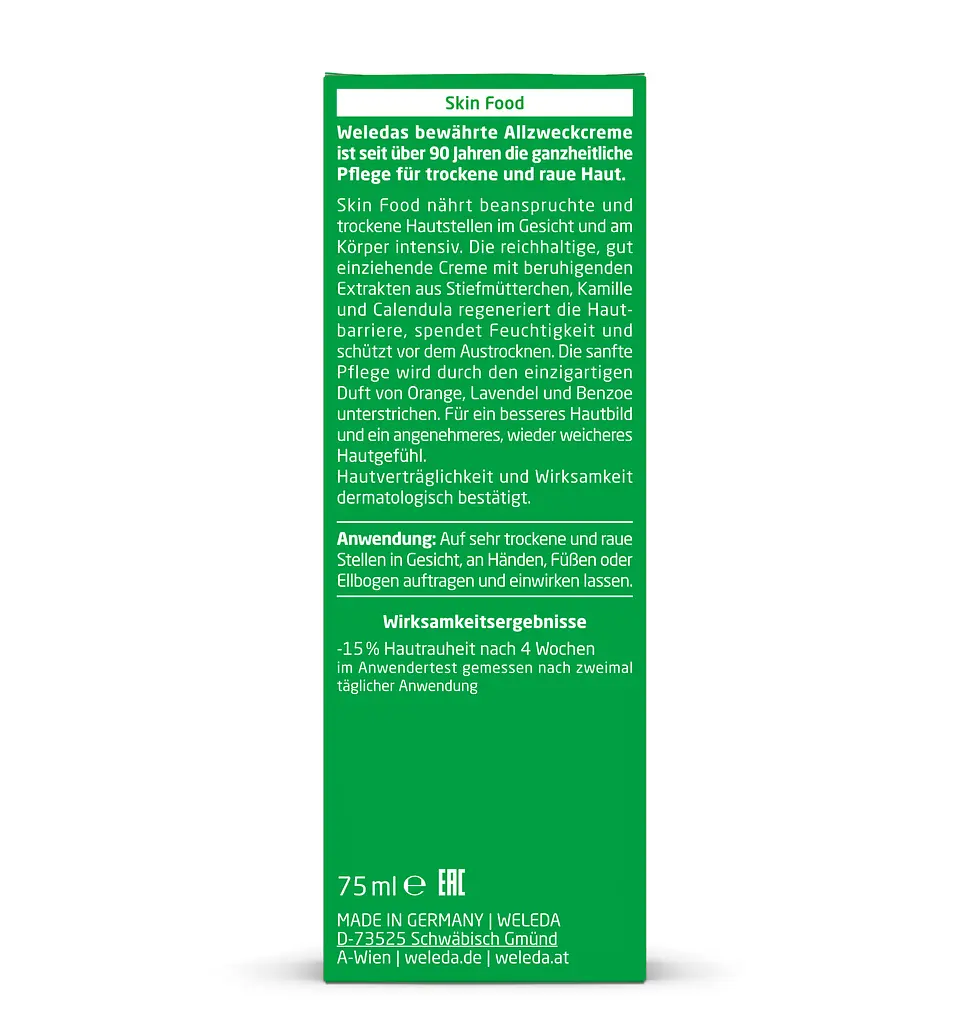 Крем для обличчя та тіла Weleda Skin Food, універсальний, 75 мл (00775400) - фото 5