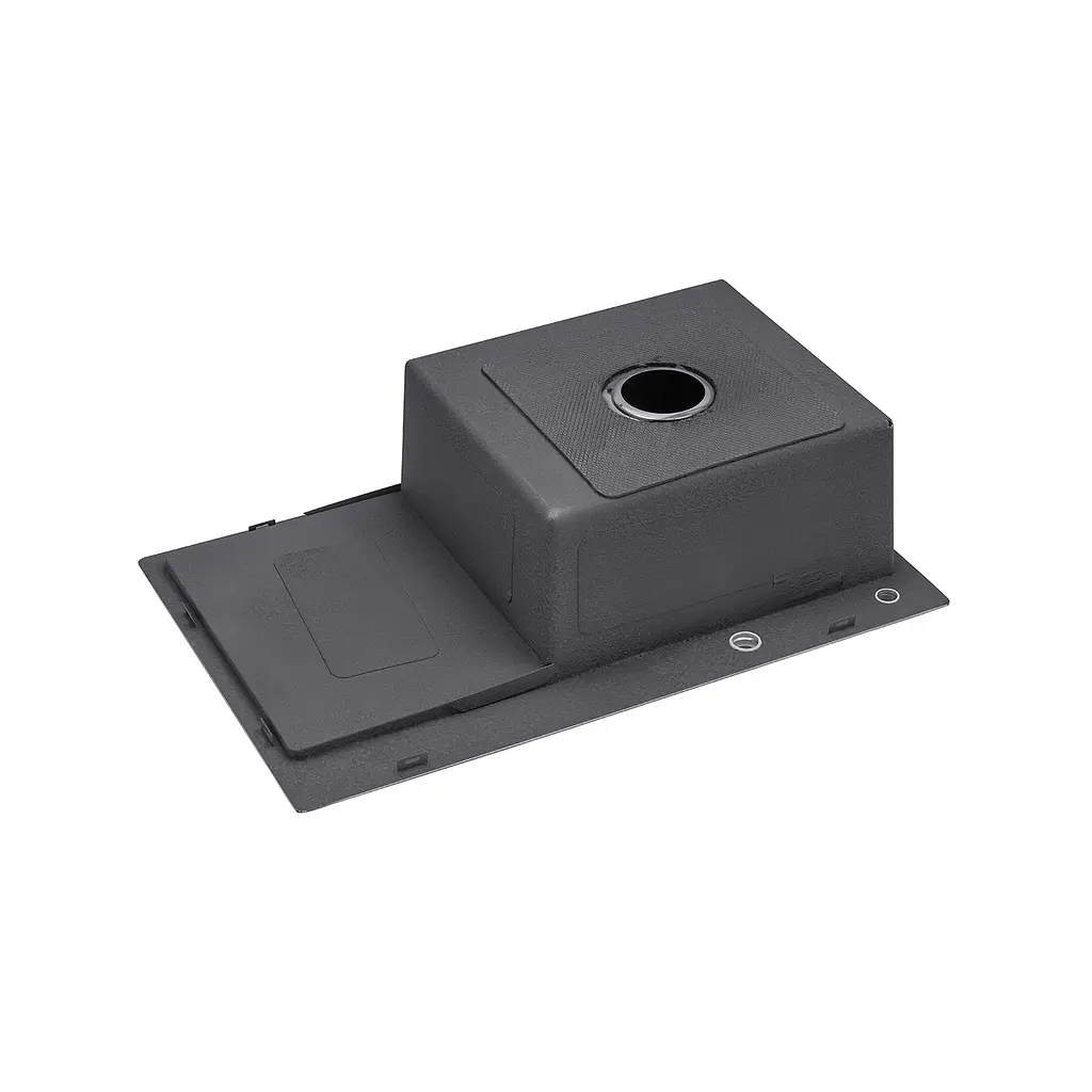 Кухонная мойка Kroner KRP Schwarze - 7849RHM PVD (3,0/1,0 мм) (CV025279) - фото 4
