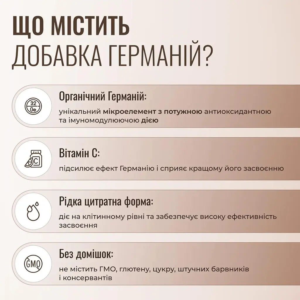 Германій Nano Pure Labs Simply Science Bioavailable Germanium GE 60 мл - фото 3