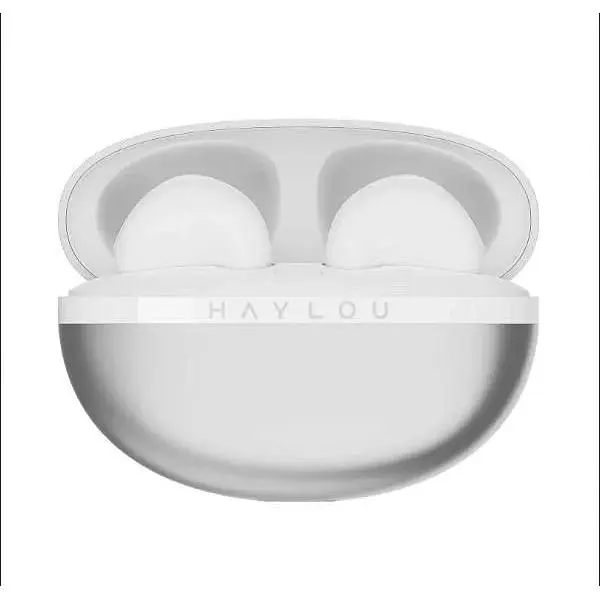 Наушники беспроводные Haylou X1 2024 бело серебристые - фото 4