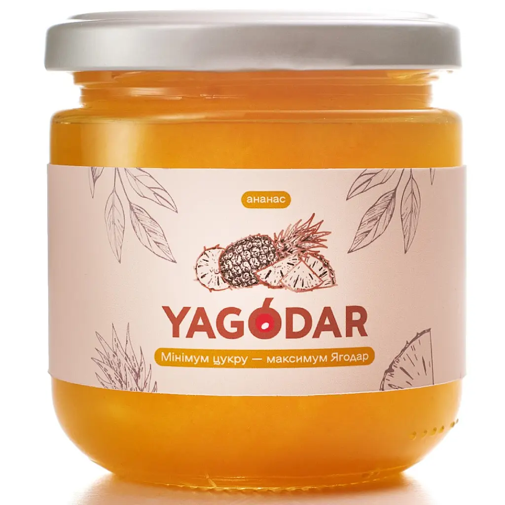Набір джемів YAGODAR Тропічні фрукти 4 шт (2214392022) - фото 2