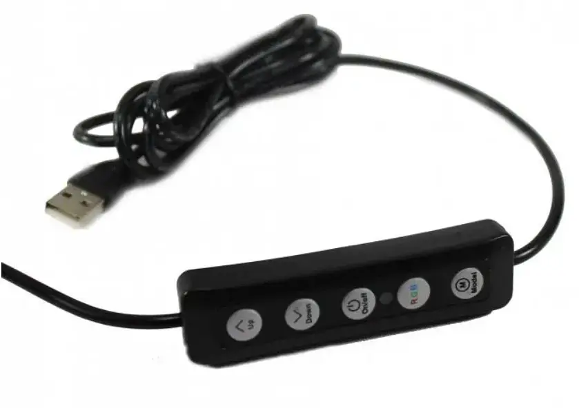 RGB лампа 20 см MJ20 Кольцевая Черный - фото 2