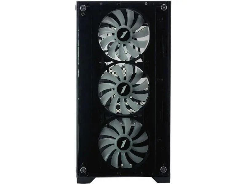 Корпус 1stPlayer X2-M-BK-4F7 Black - фото 9