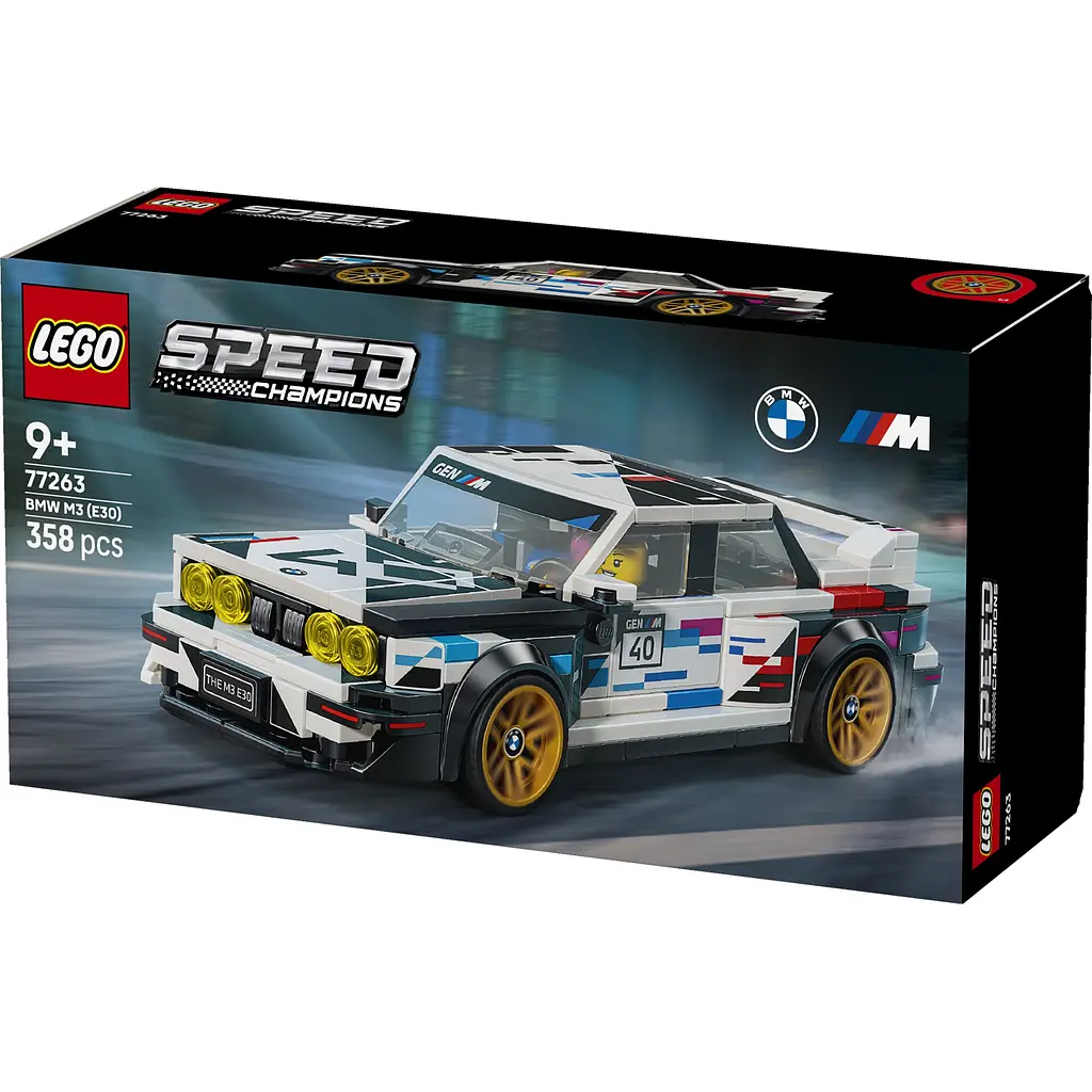 Конструктор LEGO Speed Champions BMW M3 (E30) 358 ел. (77263) - фото 2